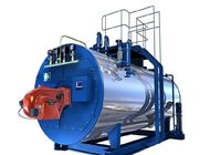 La caldera de agua caliente de encargo del gas del estilo horizontal ISO9001 ASME califica un EN del SGS